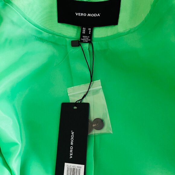 Bright Green Vera Moda Blazer - Picture 4 of 4